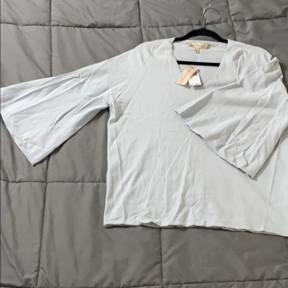 Philosophy pale powder blue lightweight sweater